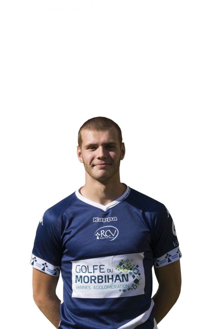 Illustration de Une Histoire de rugby en Pays de la Loire (Grégoire BAZIN, joueur du RC Vannes)