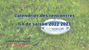 Calendrier des rencontres de fin de saison : dimanche 4 juin 2023