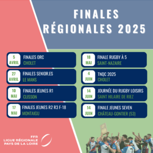 A vos agendas : finales régionales 2025